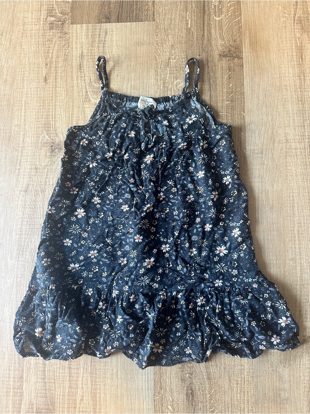 Jessica Simpson Floral Ruffle Hem Sundress